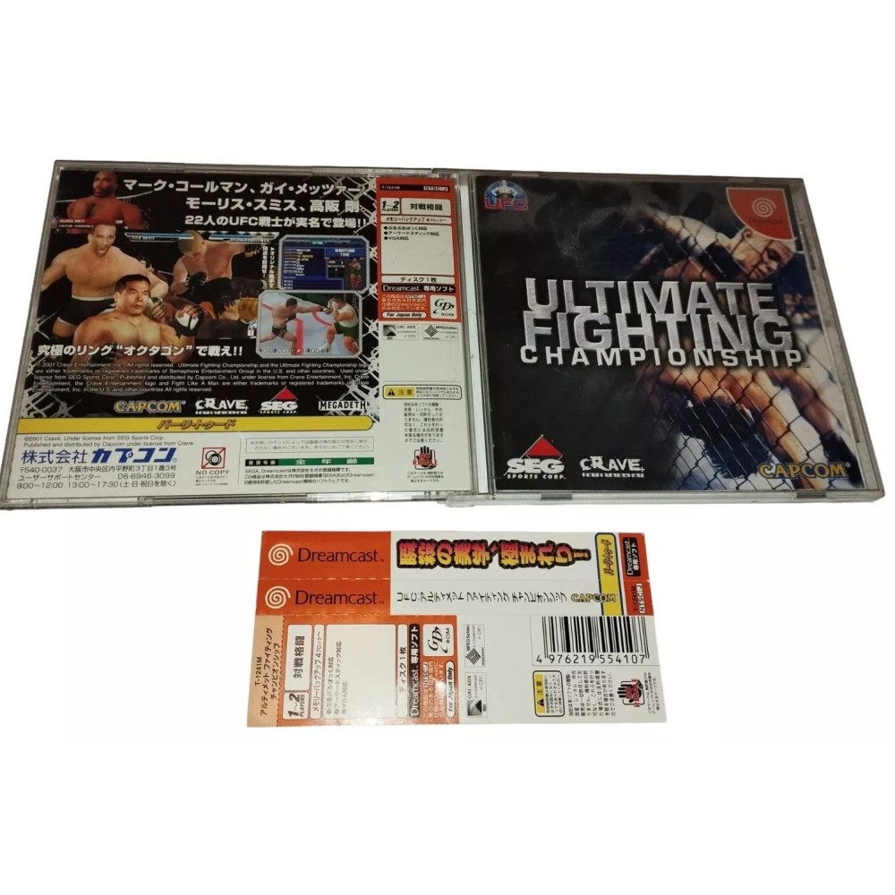 Ultimate Fighting Championship (UFC) Sega Dreamcast Jeux Import japonais