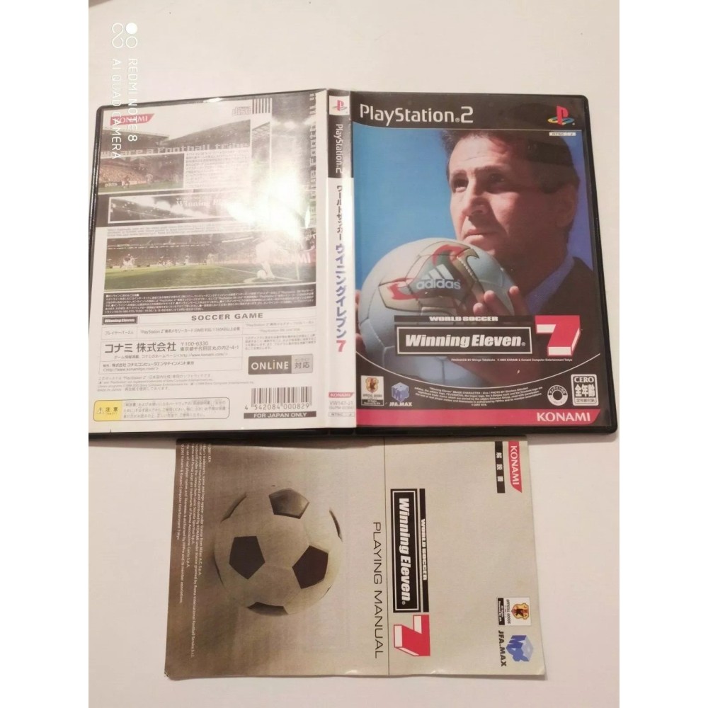 World Soccer Winning Eleven 7 Playstation 2 Sony Ps2 Import japonais