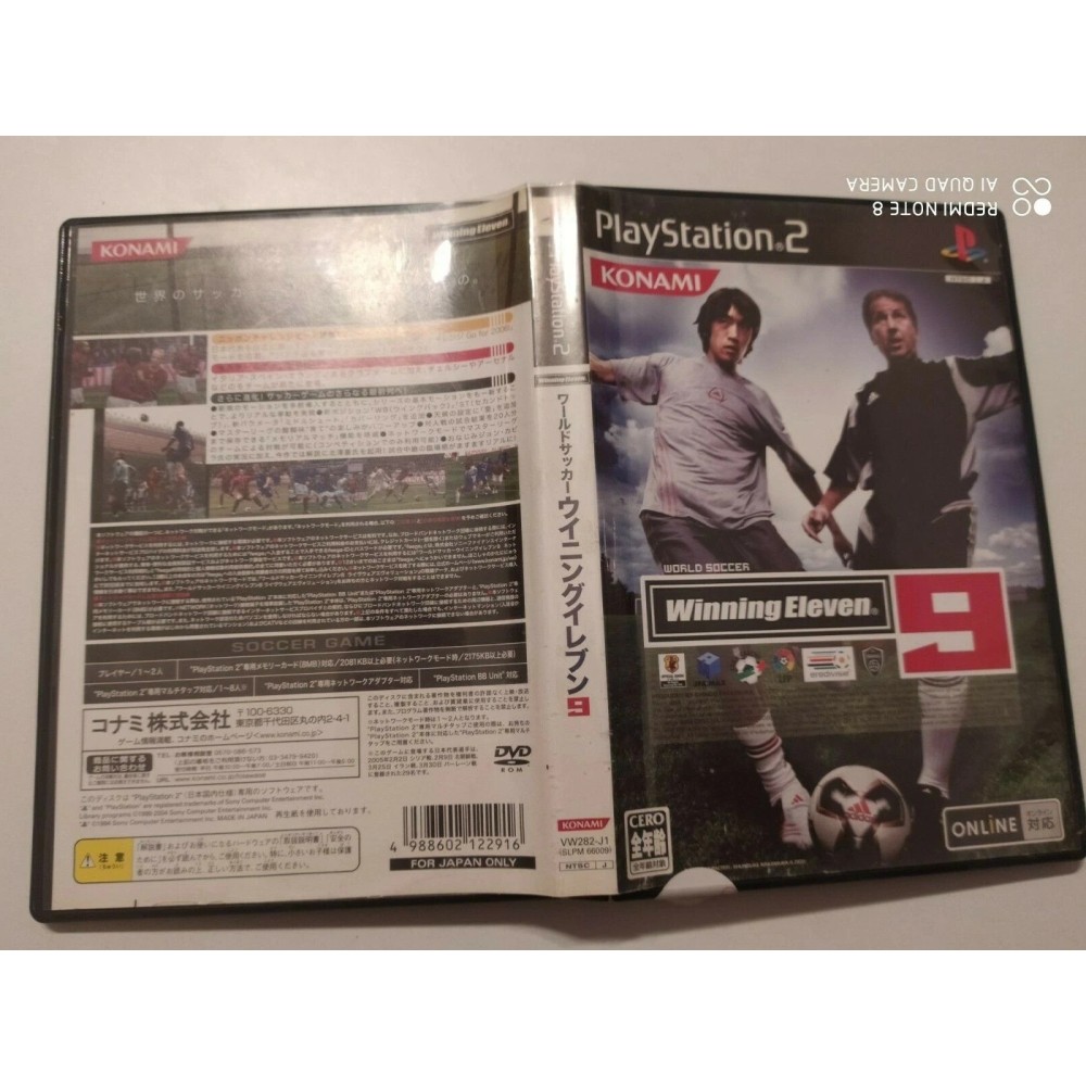World Soccer Winning Eleven 9 Playstation 2 Sony Ps2 Import japonais