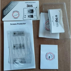 Kit Ecran de protection bas et haut chiffon protège lentille nintendo 3DS / DSI / DS LITE