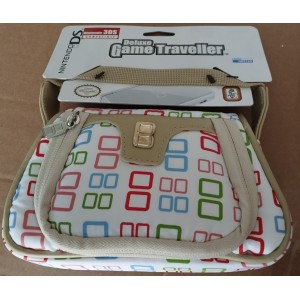 House mini sac little bag pour Console Nintendo 3Ds Dsi et DsLite modèle Blanc a carreaux