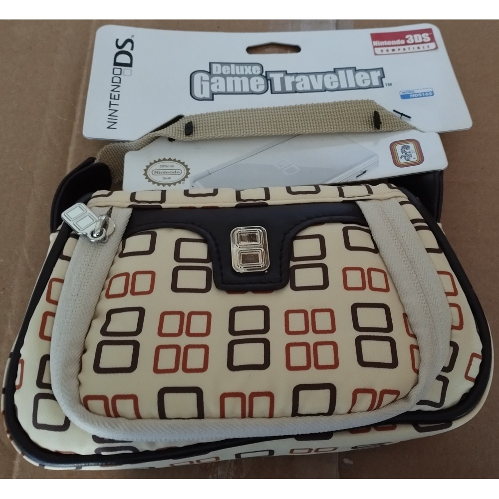 House mini sac little bag pour Console Nintendo 3Ds Dsi et DsLite modèle Beige black a carreaux