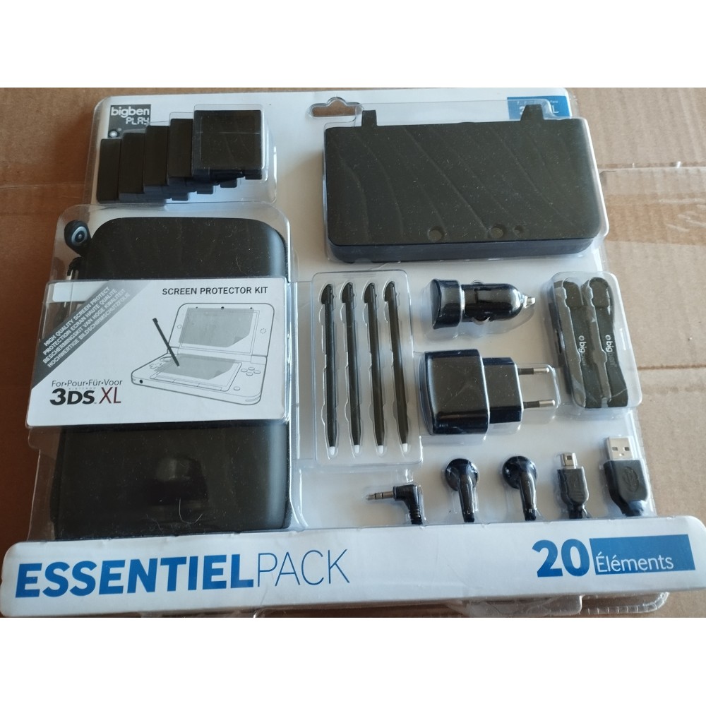 Pack 3DS XL BigBen 20 en 1 – Accessoires essentiels console