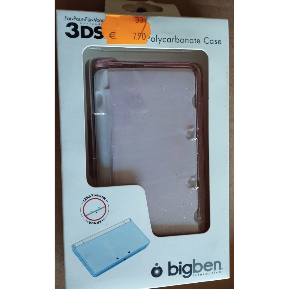 Coque BigBen 3DS Polycarbonate rose + Film Caméra