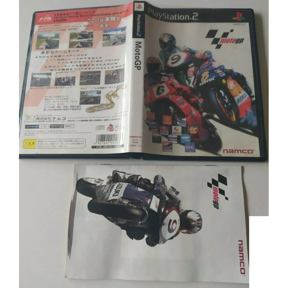 Moto Gp PlayStation 2 Sony Ps2 Import japonais