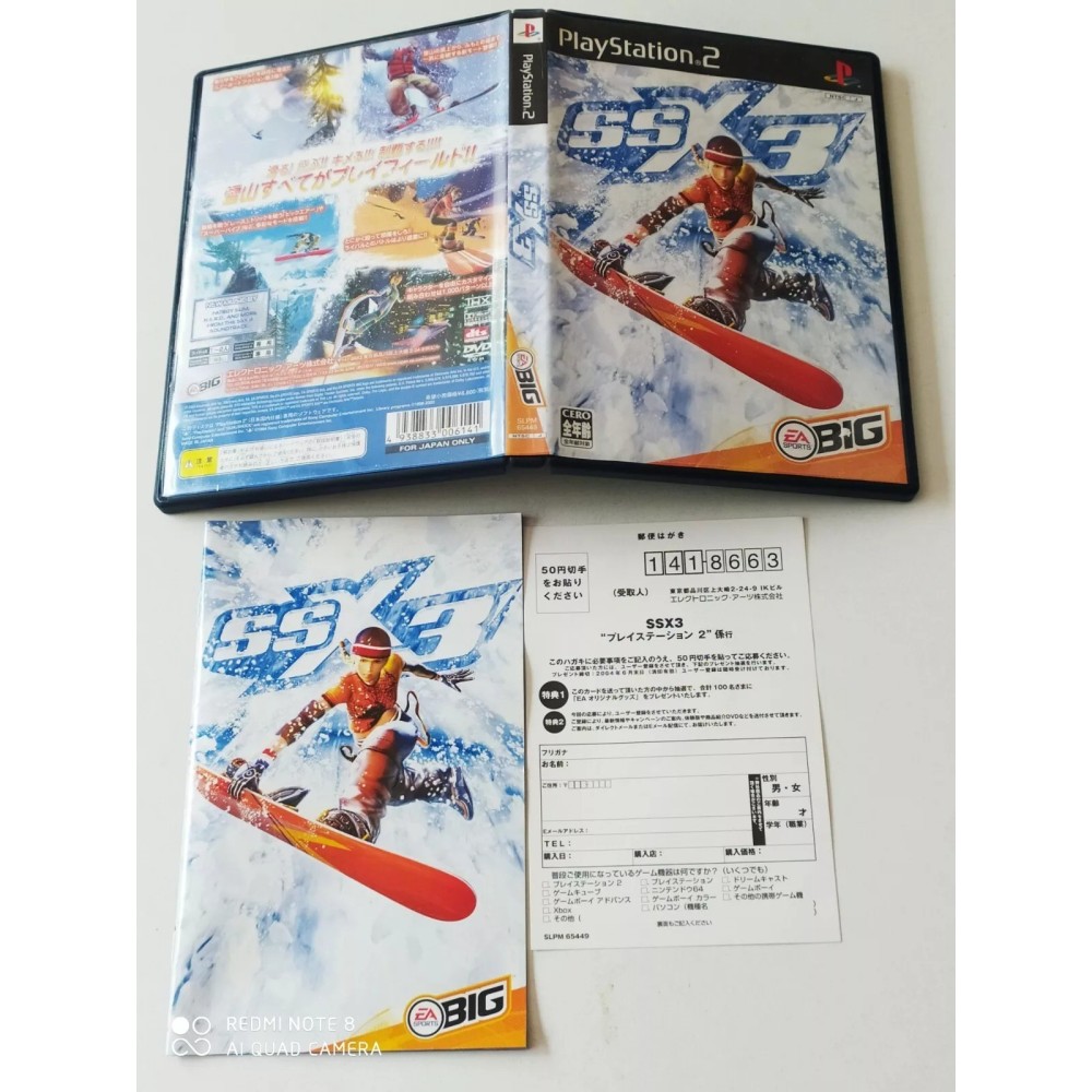 SSX 3 PlayStation 2 Sony Ps2 Import japonais