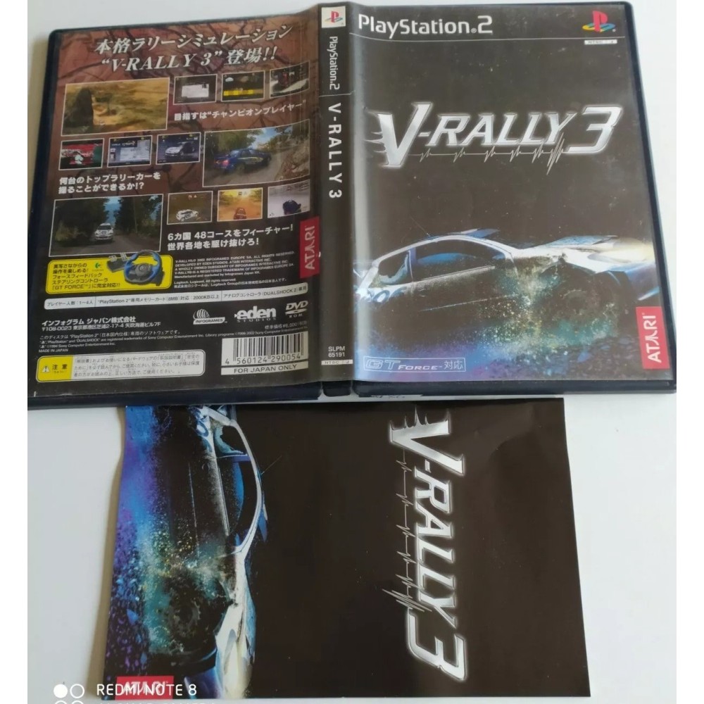 V Rally 3 PlayStation 2 Sony Ps2 Import japonais