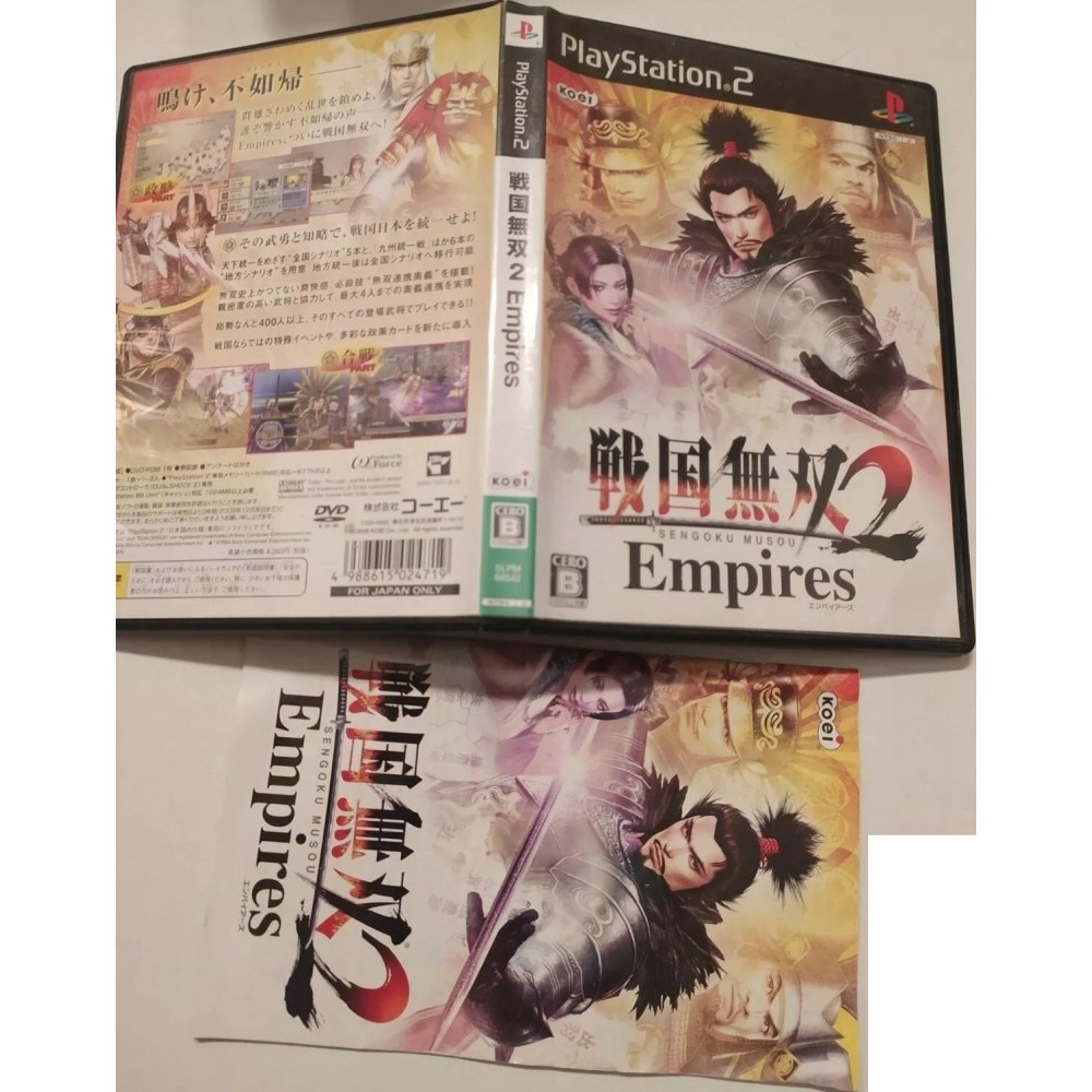 Shin Sangoku Musou 4 Empires ( Dynasty Warriors 5 Empires ) PlayStation 2 Sony Ps2 Import japonais
