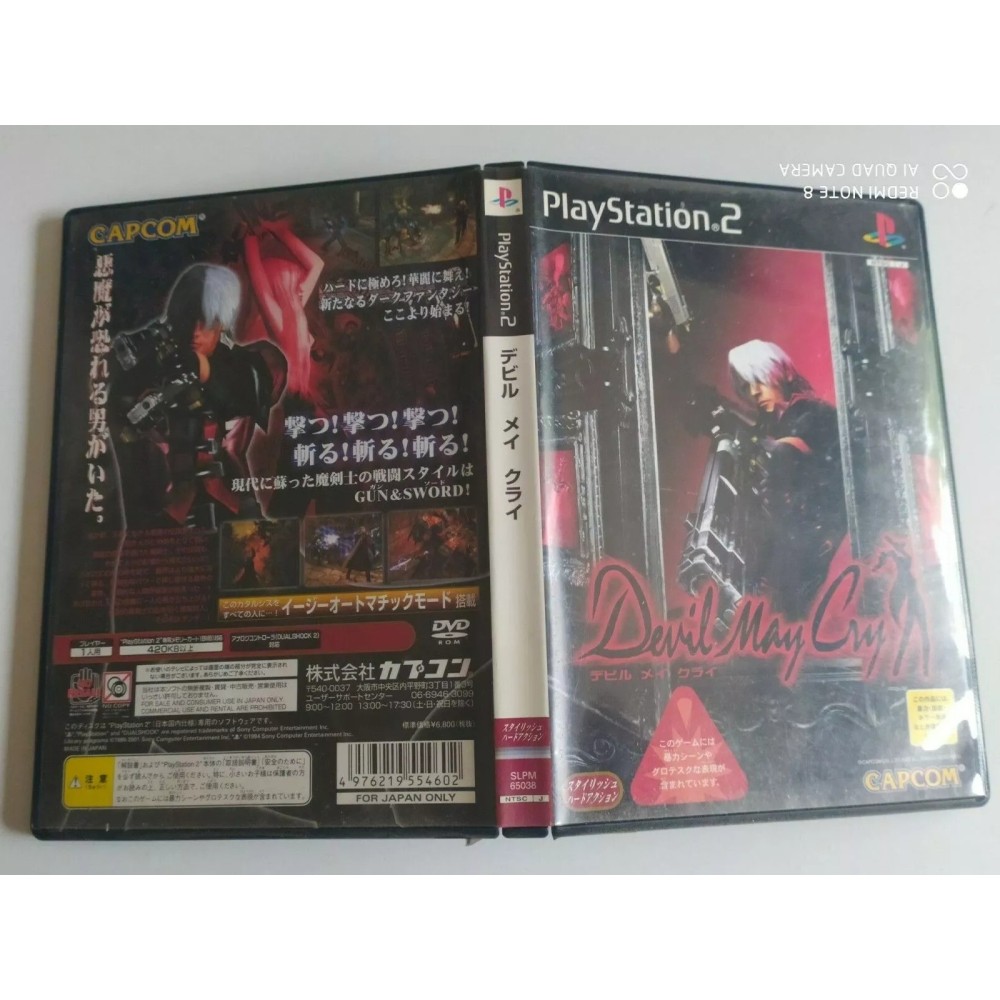 Devil May Cry PlayStation 2 Sony Ps2 Import japonais