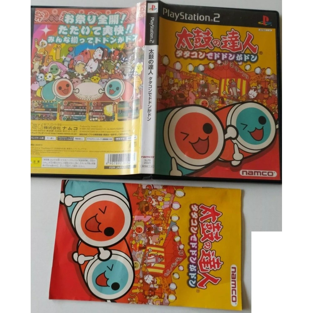 Taiko no Tatsujin: Tatakon de Dodon ga Don PlayStation 2 Sony Ps2 Import japonais