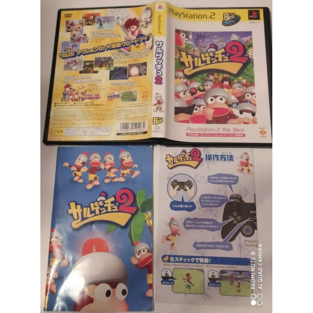 Saru! Get You! 2 ( Ape Escape 2 ) PlayStation 2 the Best Sony Ps2 Import japonais