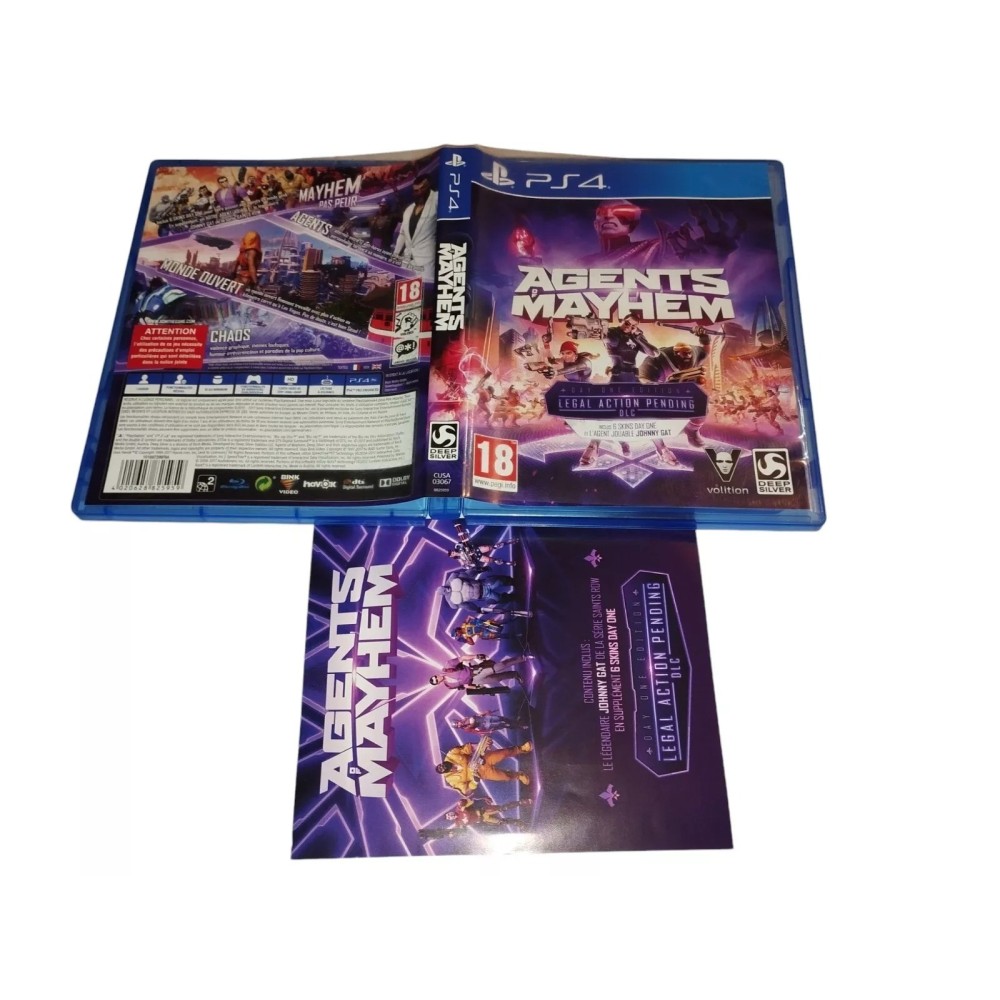 Agents Mayhem Sony playstation 4 ps4