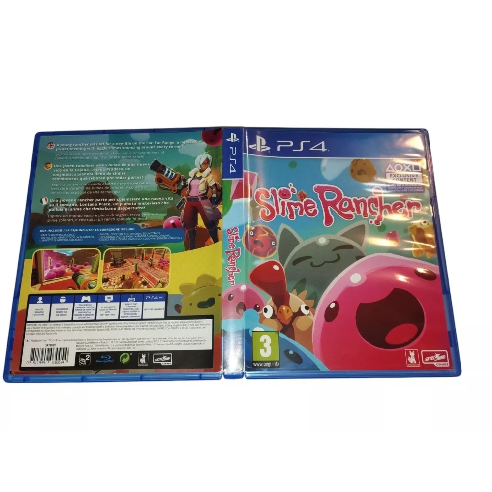 Slim rancher boite en anglais Sony PlayStation 4 ps4