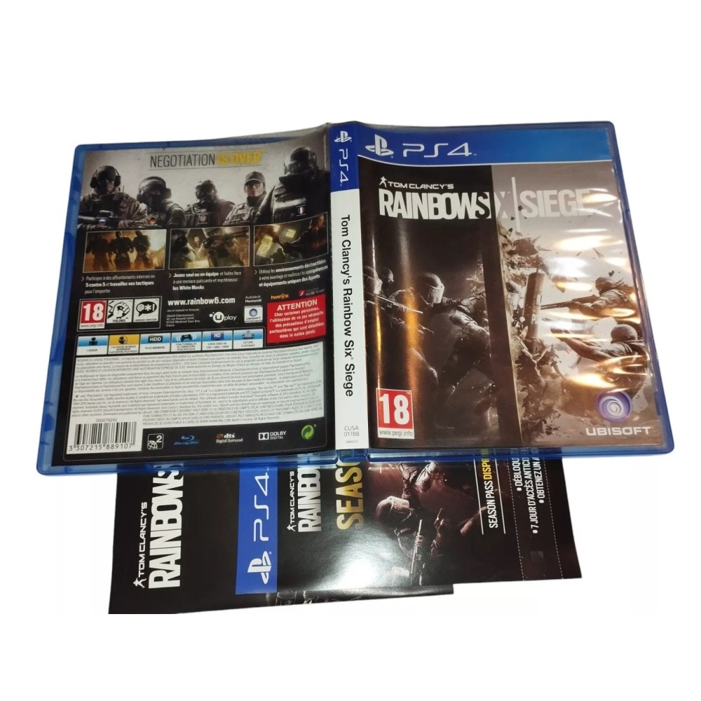 Tom clancy's rainbow six siege Sony PlayStation 4 ps4