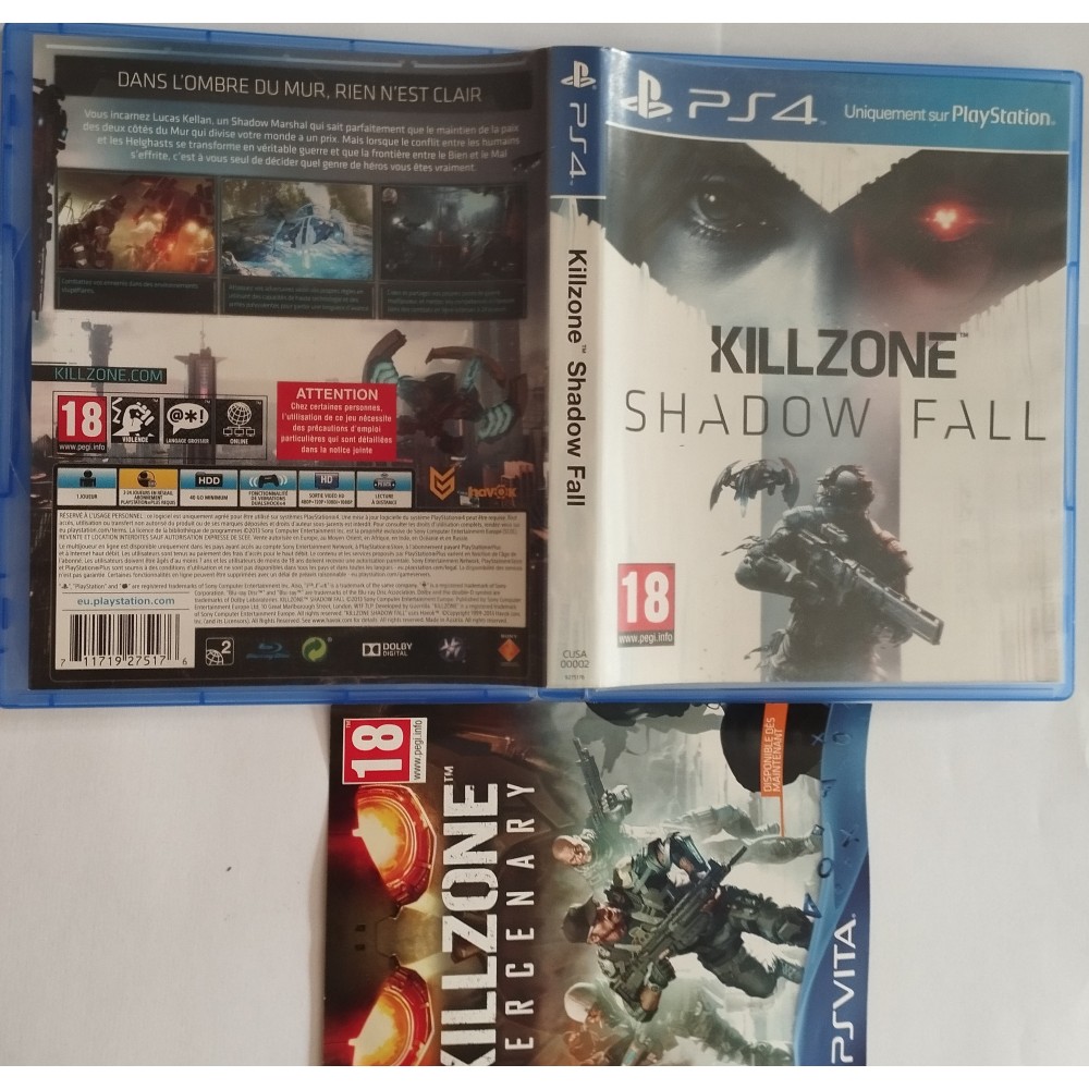 Kill zone shadow fall Sony PlayStation 4 ps4