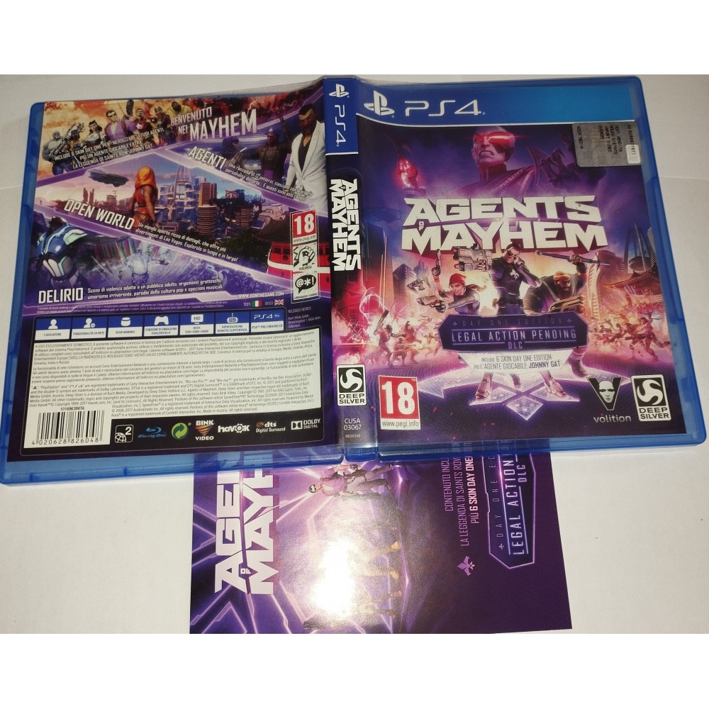 Agents of Mayhem Sony PlayStation 4 ps4