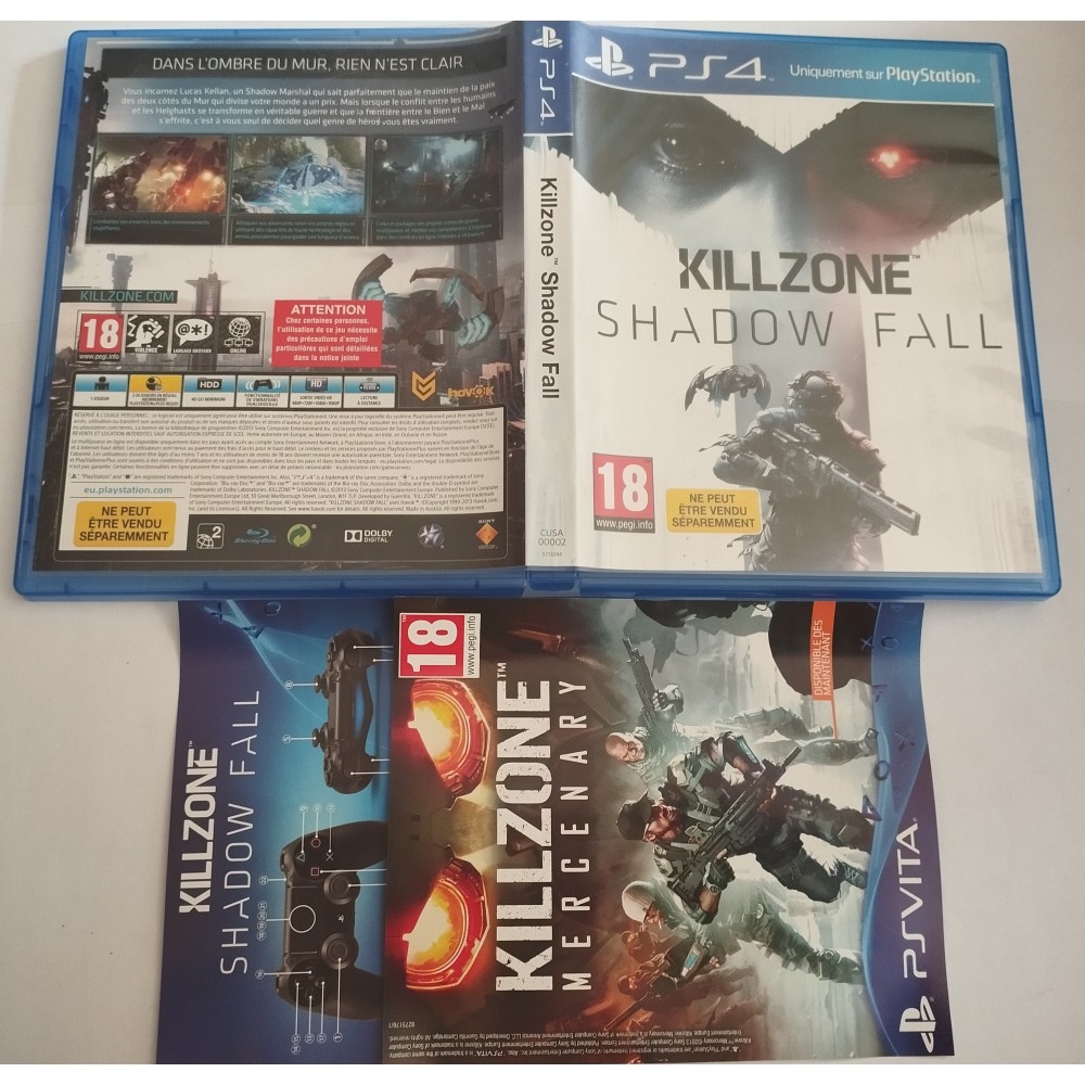 Kill zone shadow fall Sony PlayStation 4 ps4