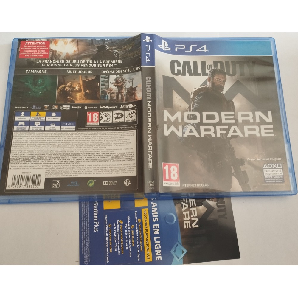 Call of duty modern warfare Sony PlayStation 4 ps4