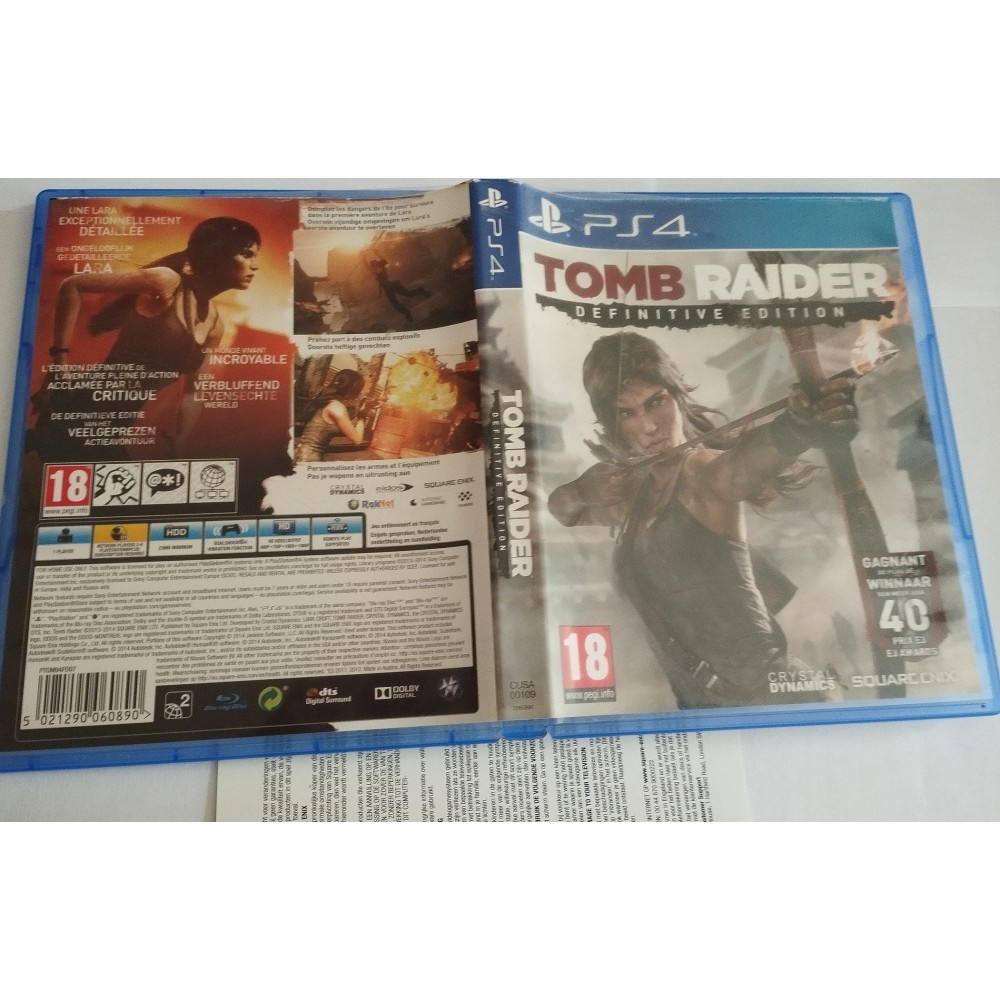 Tomb raider définitive édition Sony PlayStation 4 ps4