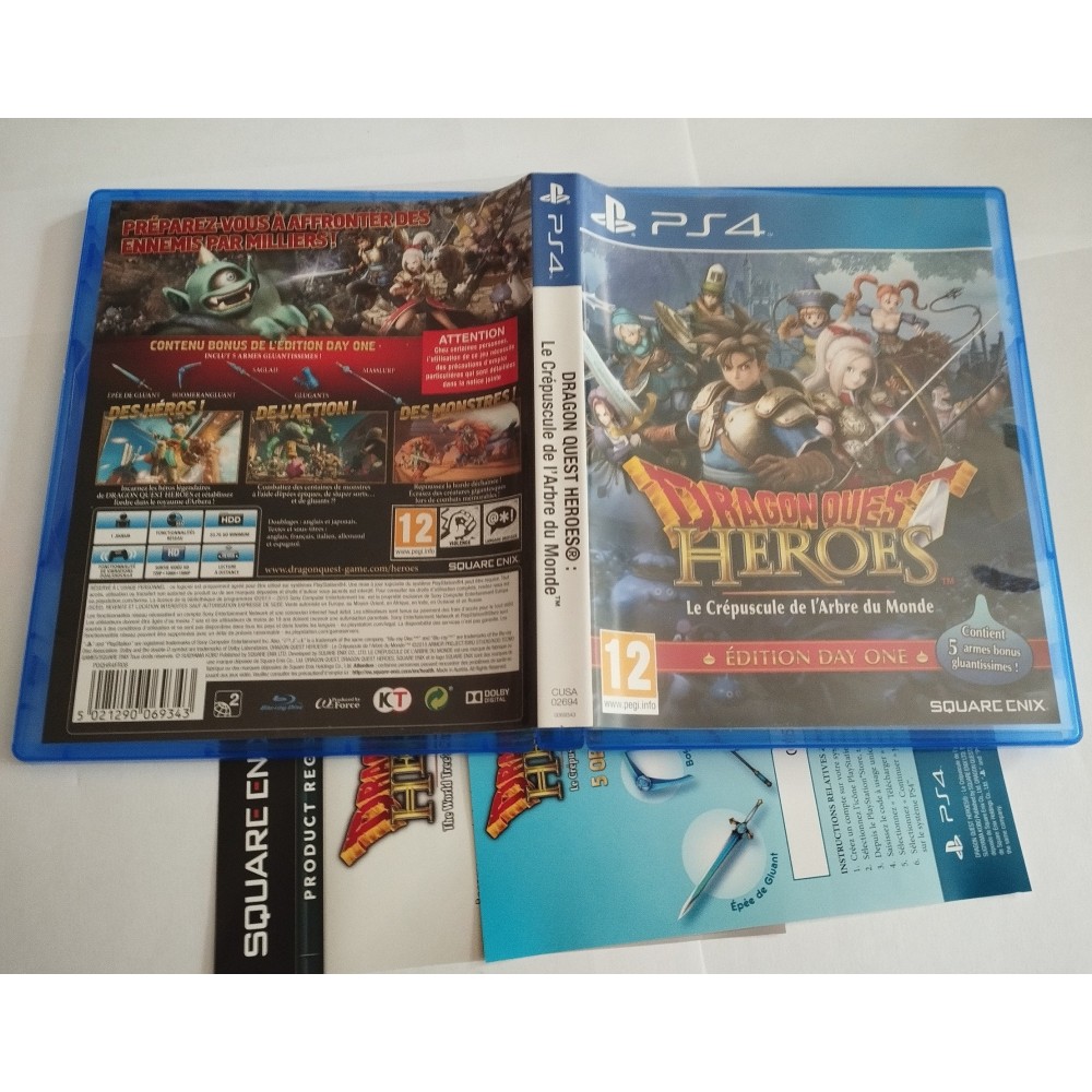 Dragon Quest Heroes : Le crépuscule de l'arbre du monde Day one édition Sony PlayStation 4 ps4