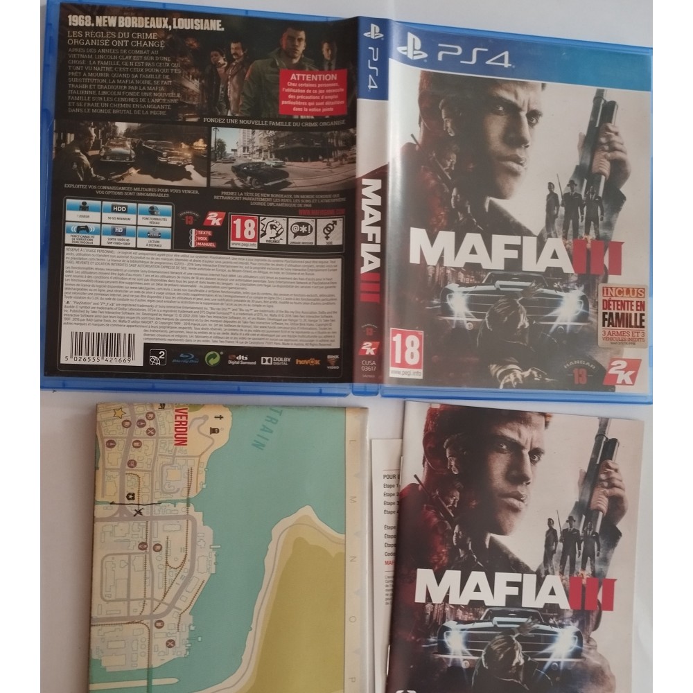 Mafia 3 Sony PlayStation 4 ps4