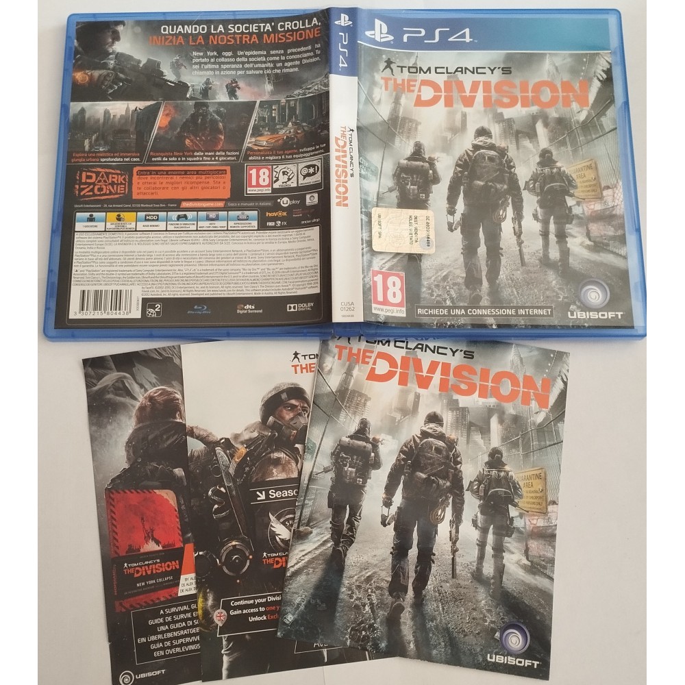 Tom Clancy's The division Sony PlayStation 4 ps4