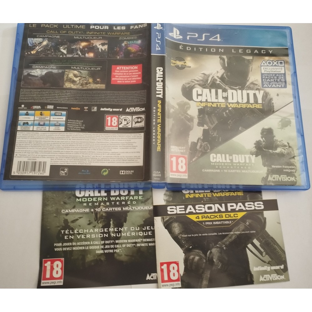 Call of Duty Infinite Warfare édition Legacy Sony PlayStation 4 ps4