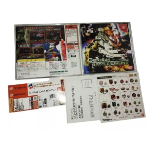 Gundam Battle Online Dreamcast Jeux Import japonais + spincard