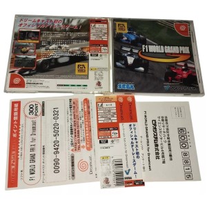 F1 World Grand prix Sega Dreamcast Jeux Import japonais + spincard
